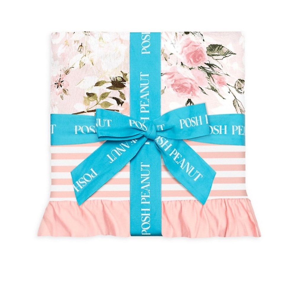 Posh Peanut Vintage Rose Blanket & Towel